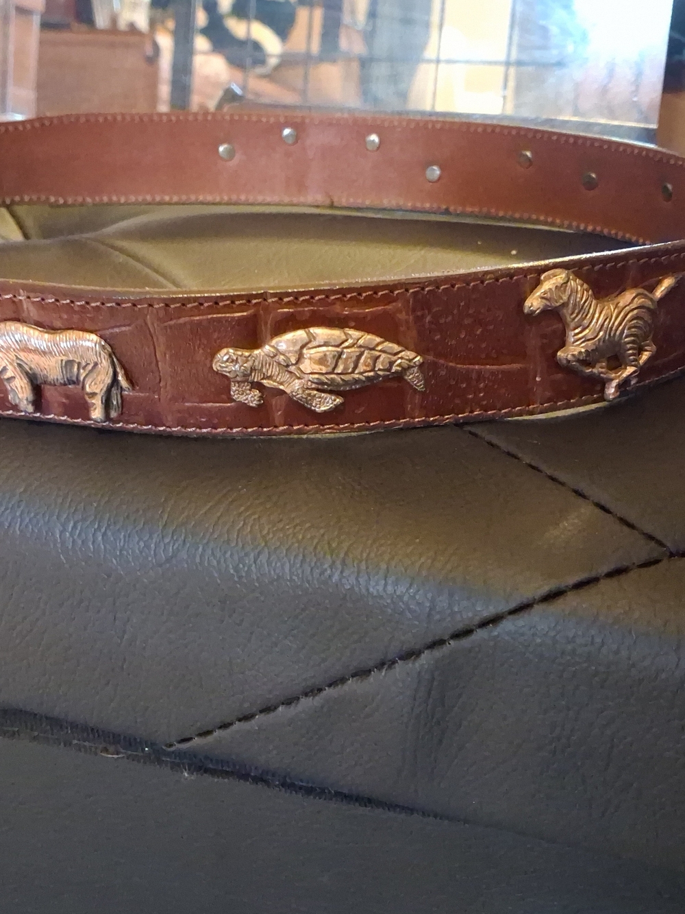 Vintage "Honest"  By Brighton Genuine Leather Belt